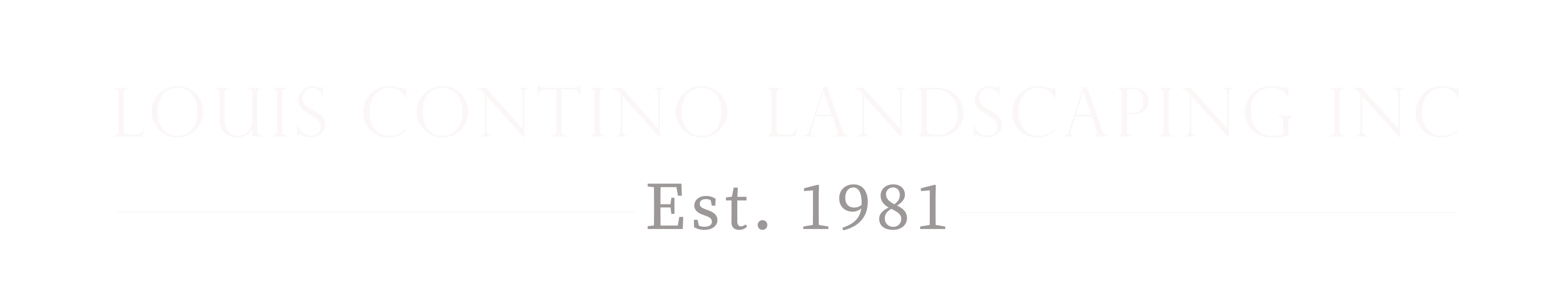 Louis Contino Landscaping Logo three